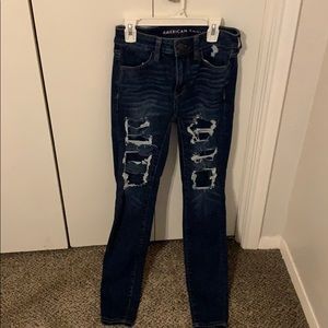 american eagle jeggings size 2 long